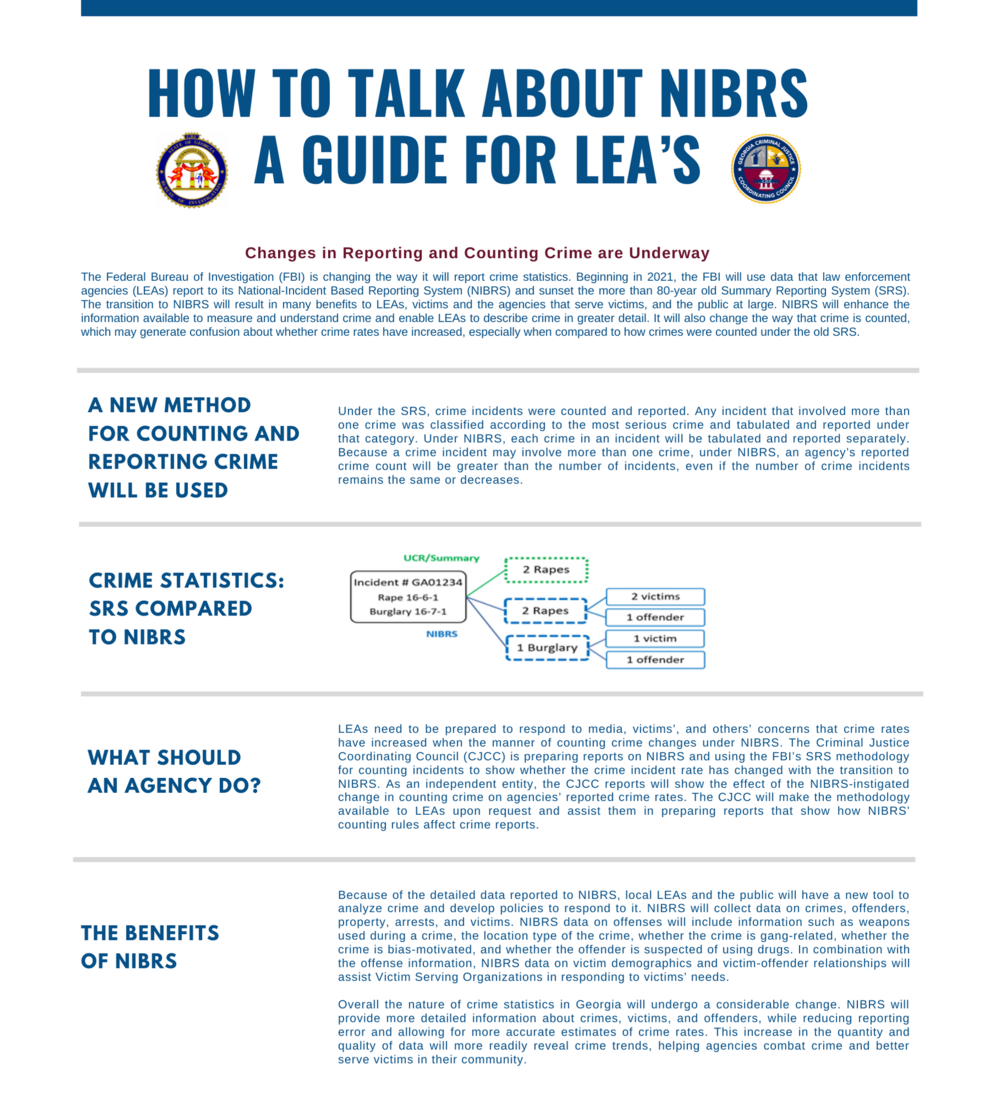 NIBRS Guide for LEA’s 