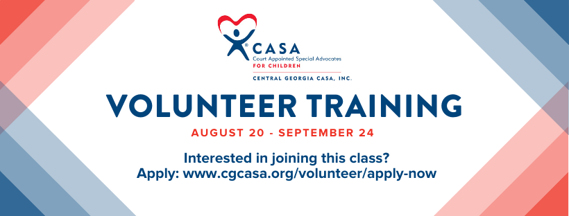 CASA Volunteer Training Flyer