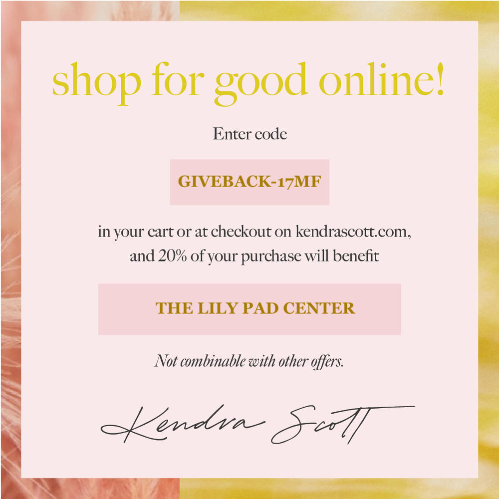 Kendra Scott Shop For Good Event Flyer