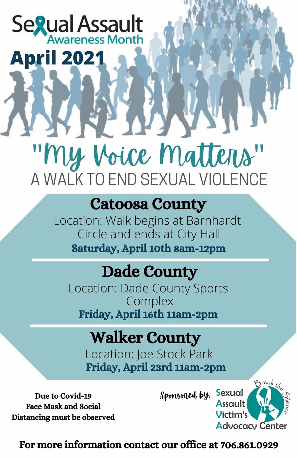 My Voice Matters Flyer