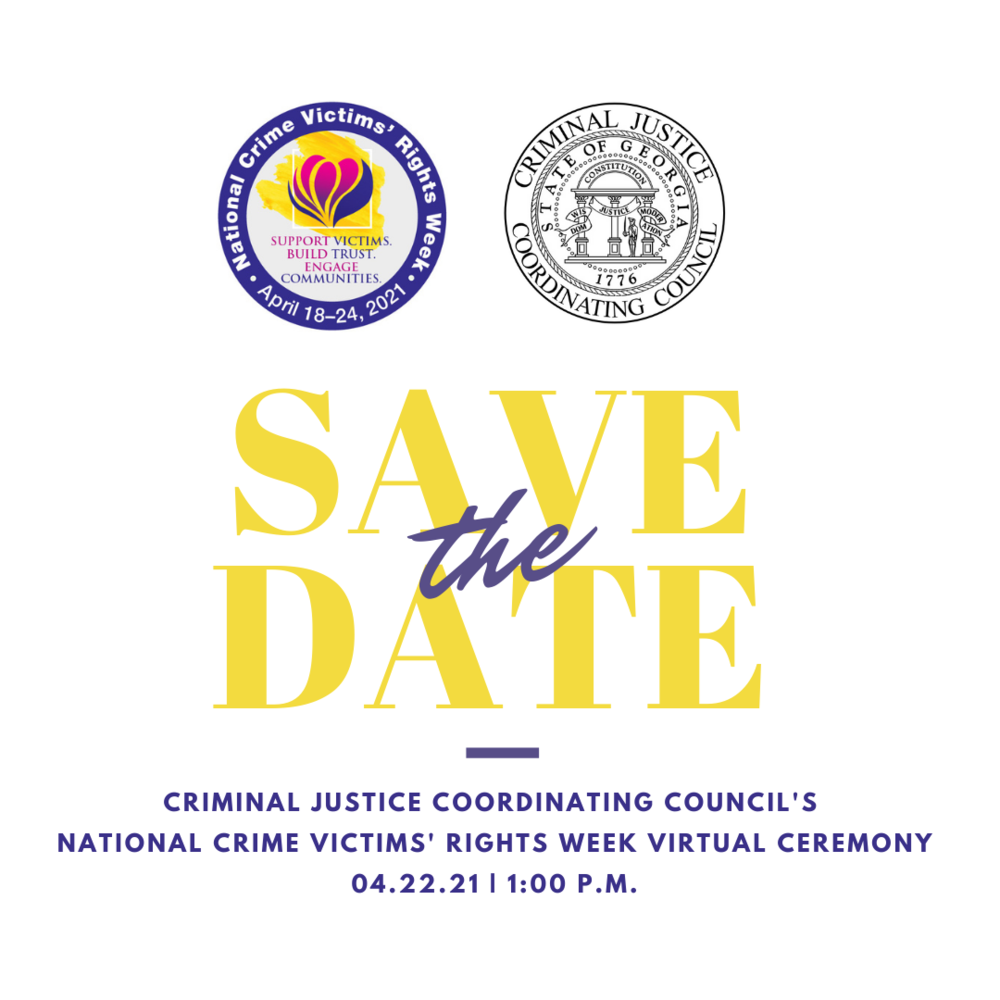       CJCC's National Crime Victims' Rights Week Virtual Ceremony
  