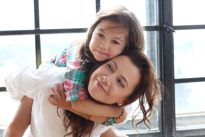 Mom and daughter